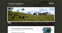 Desktop Screenshot of cavalocampeiro.com